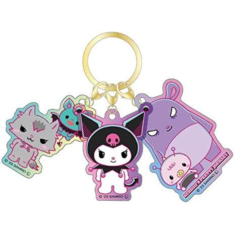 T’s Factory Sanrio 3 Charm Keyring KUROMI’S PRETTY JOURNEY Friends