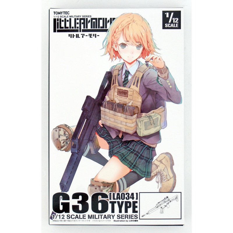 Tomytec LA034 Military Series Little Armory G36 Type 1/12 Scale Plastic Model Kit