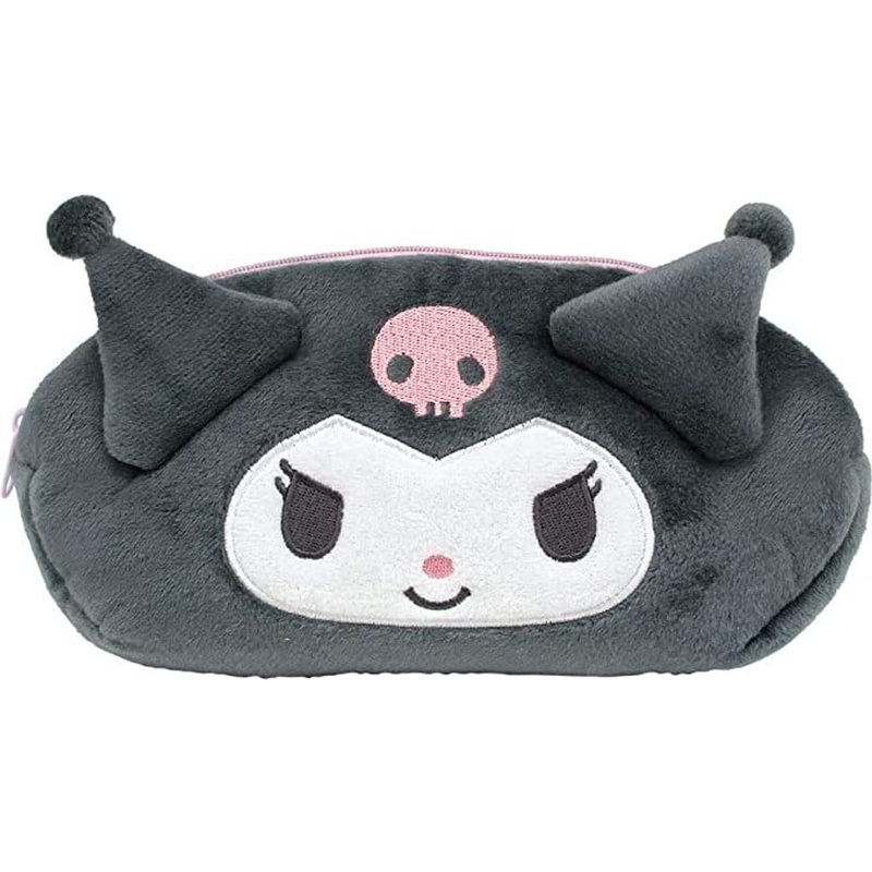 T’s Factory Sanrio Plush Face Pen Pouch Kuromi