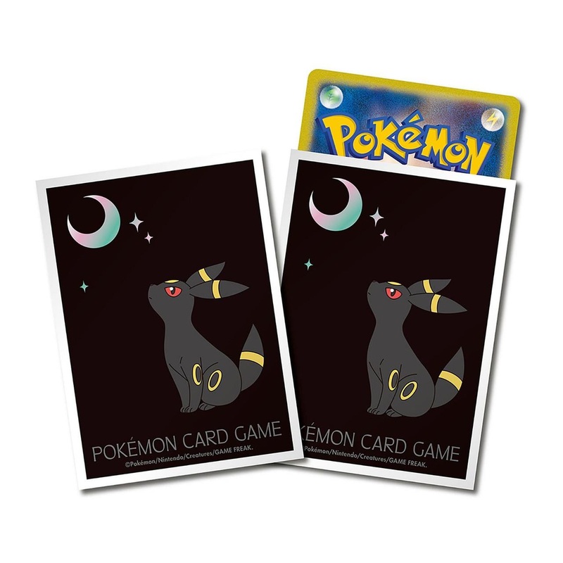 Pokemon Card Game TCG Deck Sleeves Premium Gloss Moonlight And Umbreon [White]