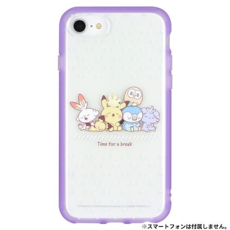 Pokemon Center Original PokePeace IIIIfit Clear Case for iPhone SE (3rd/2nd gen.)/8/7/6s/6 – Time for a break