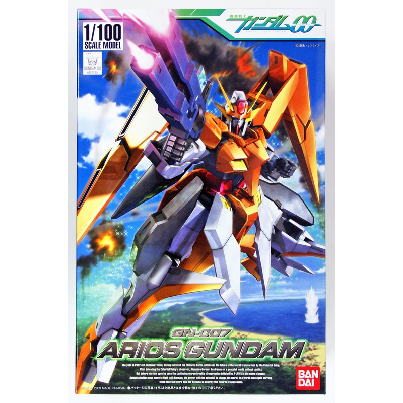 Bandai Gundam OO 577351 GN-007 ARIOS Gundam 1/100 Scale Kit
