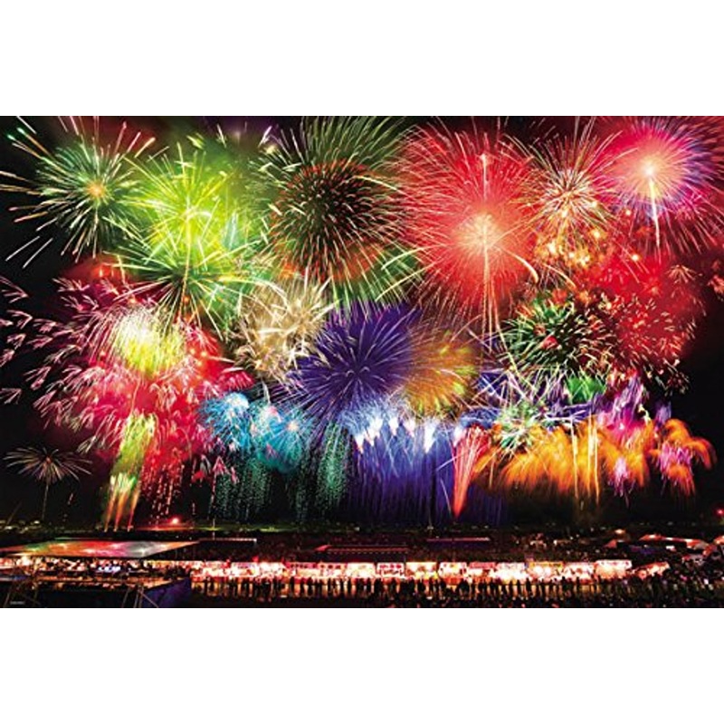Beverly Jigsaw Puzzle 31-488 Japanese Scenery Omagari Fireworks (1000 Pieces)