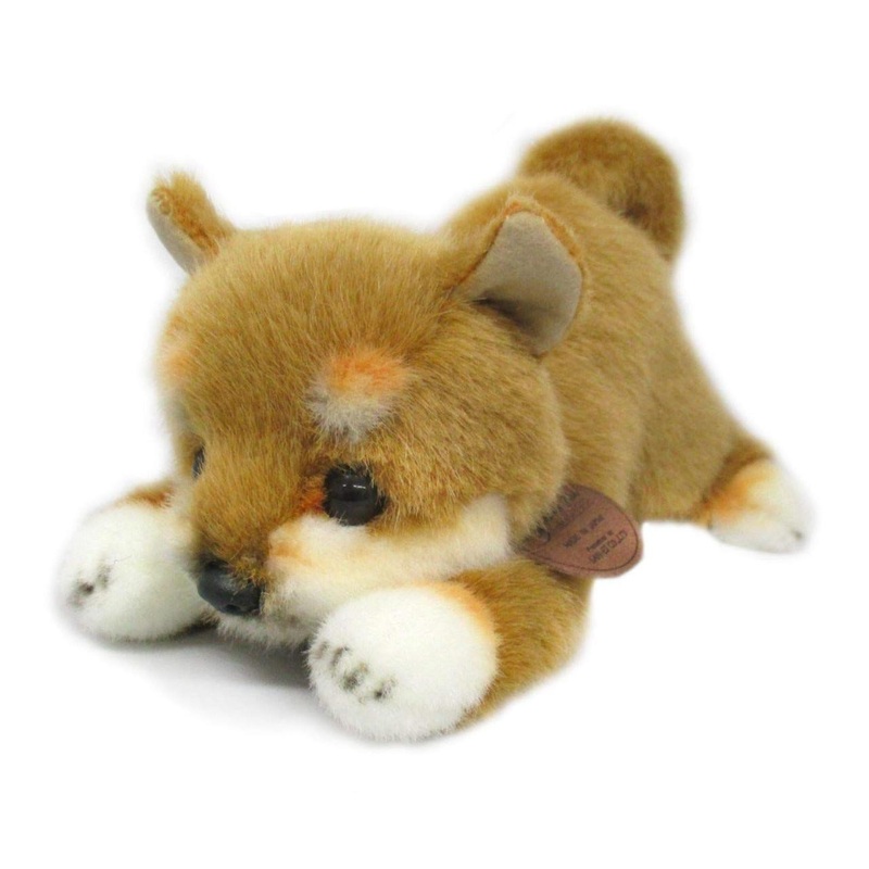 San-ei Graceful Dog (Made In Japan) Onedari Dog Shiba Inu Brown