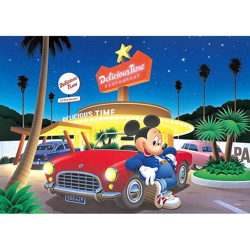 Tenyo Japan Jigsaw Puzzle D-300-287 Disney Starlight City Mickey (300 Pieces)