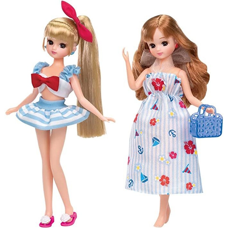 Takara Tomy Licca Doll Marin Dress & Sailor Swimsuit Set