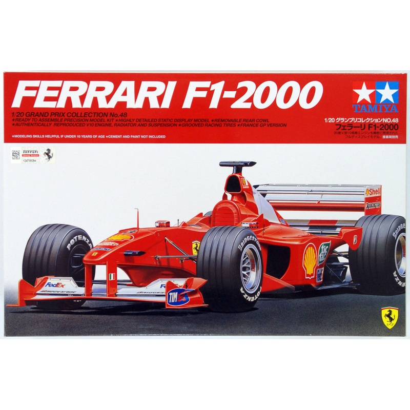 Tamiya 20048 Ferrari F1-2000 1/20 Scale Kit