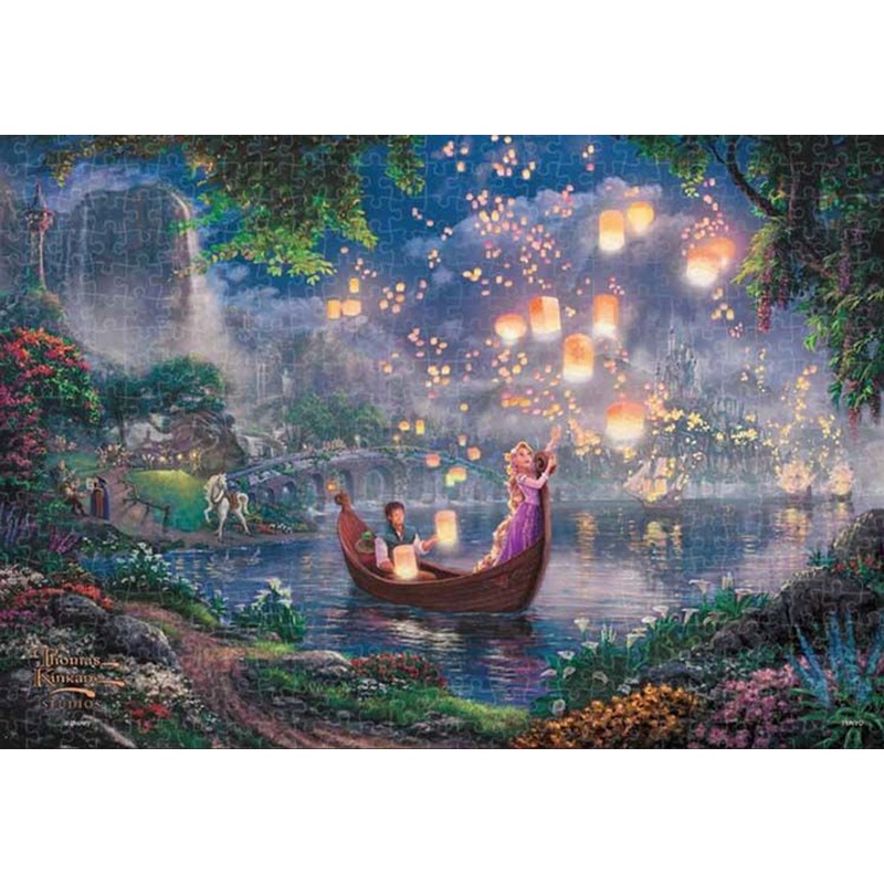 Tenyo DSG500-635 Jigsaw Puzzle Tangled Rapunzel (Stained Art) (500 S-Pieces)