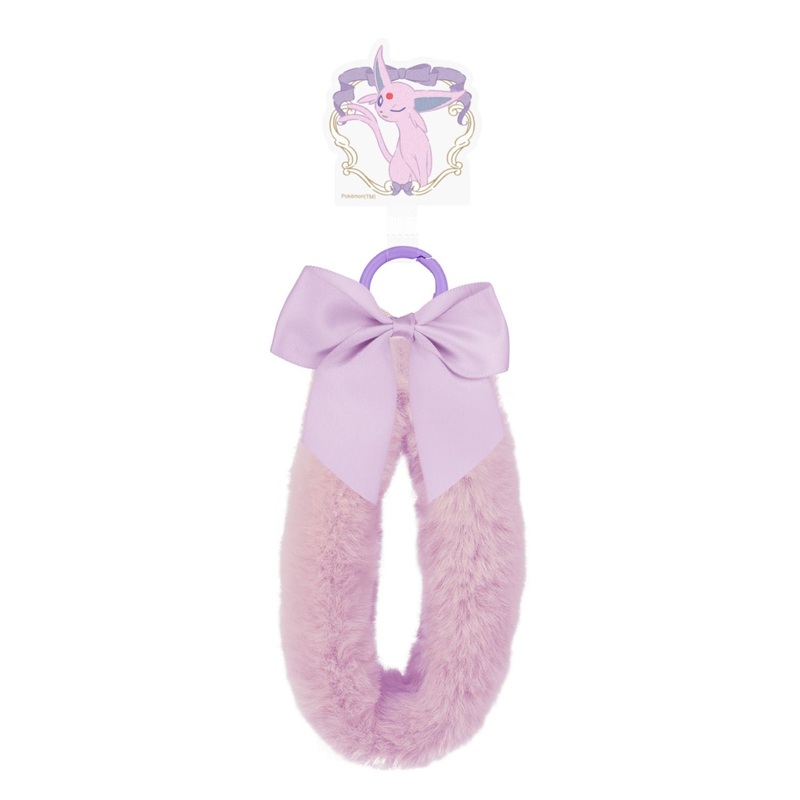 Pokemon Center Original Maru Rika Ng Plus Fur Hand Strap Espeon