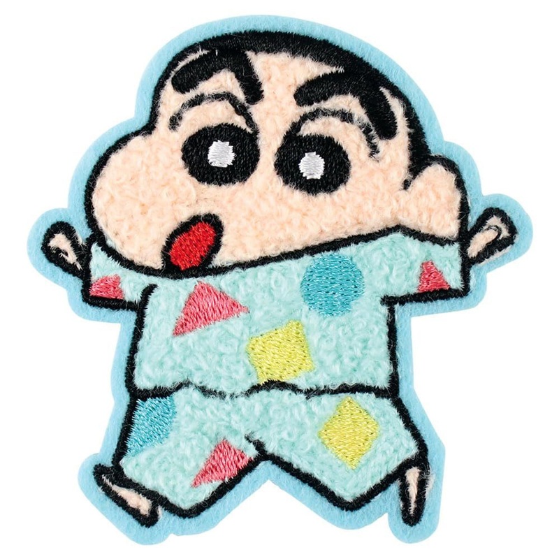 T’s Factory Shinchan Fluffy Embroidery Sticker Pajama Shinchan