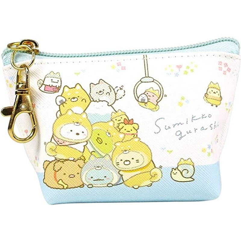 T’s Factory Triangular Pouch Sumikko Gurashi Dogs Blue