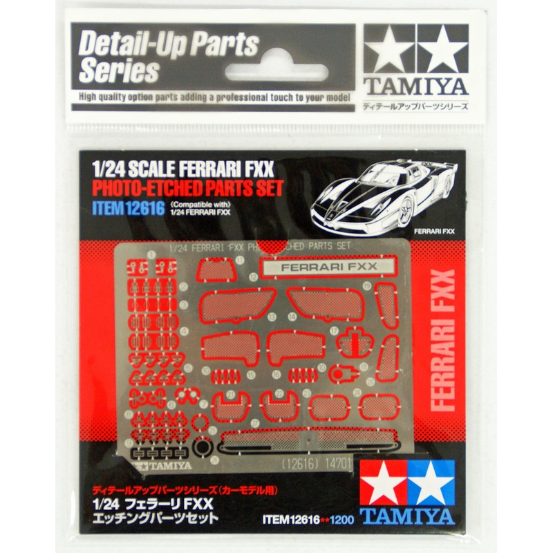 Tamiya 12616 Ferrari FXX Photo-Etched Parts Set 1/24 Scale Kit