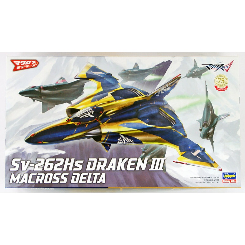 Hasegawa Macross 28 Sv-262Hs Draken III Mcross Delta 1/72 Scale Kit