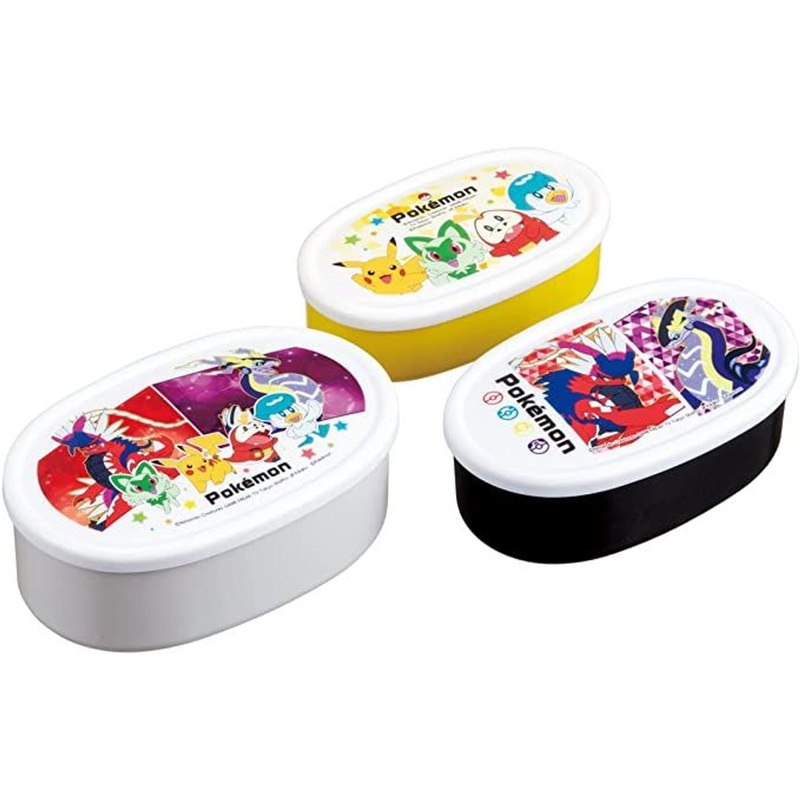 Skater Pokemon 23N Food Containers 3pcs