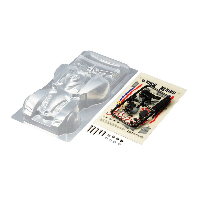 Tamiya 15479 Mini 4WD Buck Blader Clear Body Set (Polycarbonate)