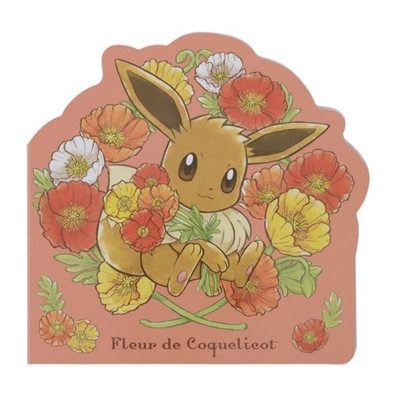 Pokemon Center Original Memo Pad Eevee Fleur de Coquelicot
