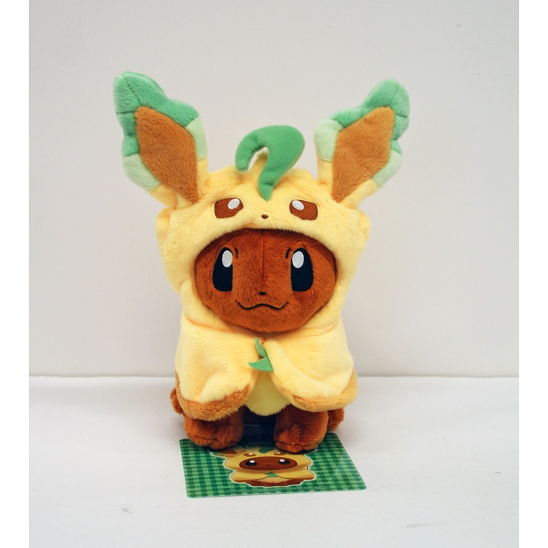 Pokemon Center Original Plush Doll Eevee Poncho Leafeon (Leafia)