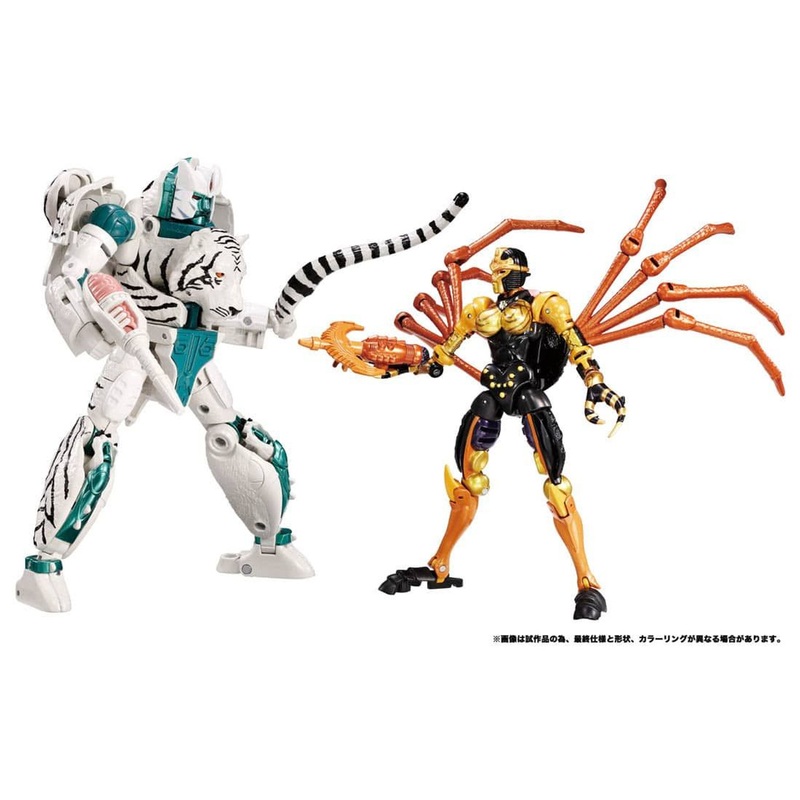 Takara Tomy Transformers Beast Wars: Tenacious Showdown Tigatron & Blackarachnia (Transformers)