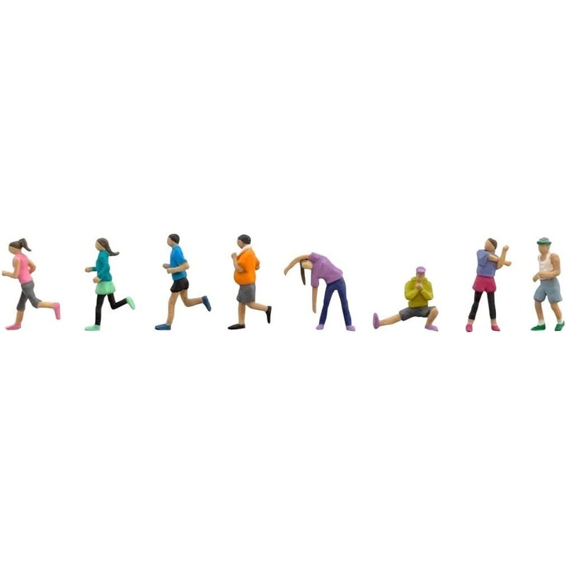 Tomytec (Ningen 141) Model People ‘Exercise People’ (N scale)