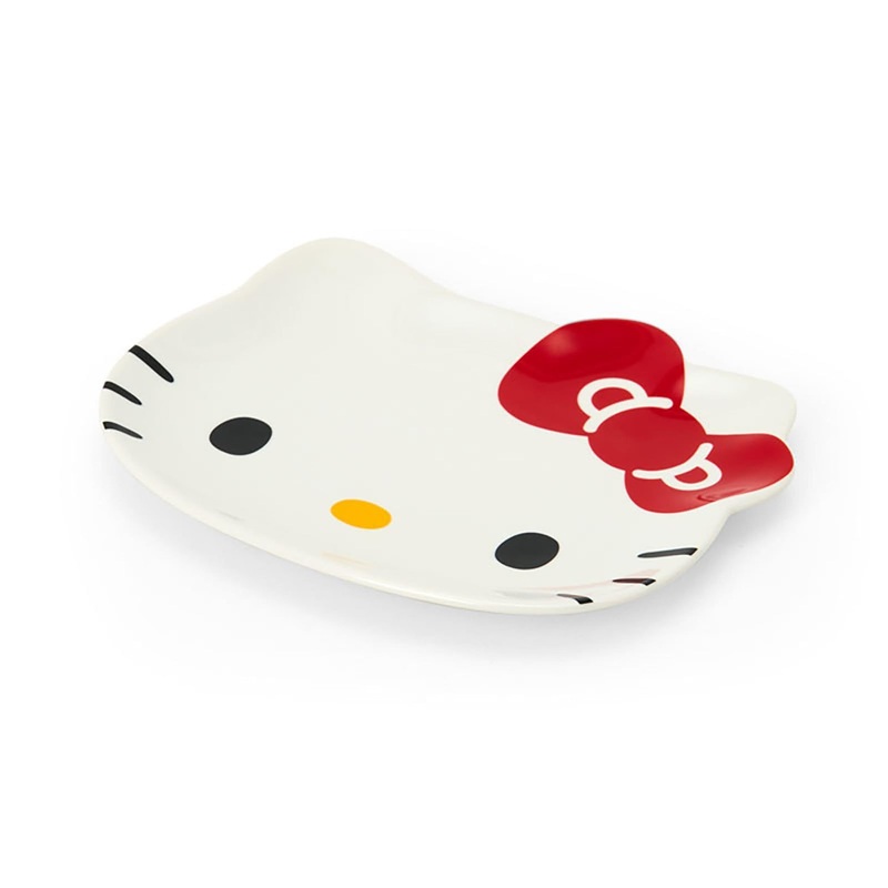 Sanrio Hello Kitty Face Shaped Plate Hello Kitty Microwave Dishwasher And Dryer Safe