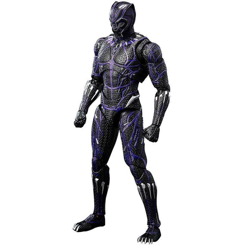 threezero Marvel Studios: The Infinity Saga DLX Black Panther (Kinetic Energy Charged) Action Figure