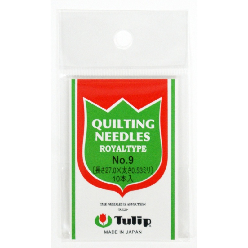Tulip TQ-002 Quilting Needles Royal Type No.9 (10 pcs / 0.53 x 27.0mm)