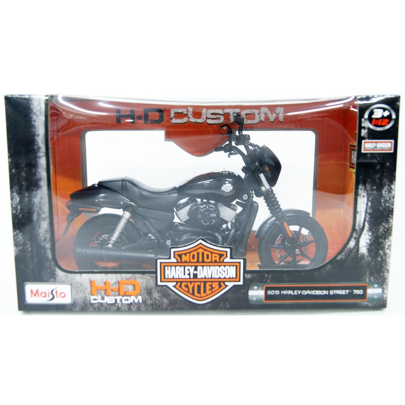 Aoshima Skynet 04439 Harley-Davidson 2015 Street 750 1/12 Scale Finished Model