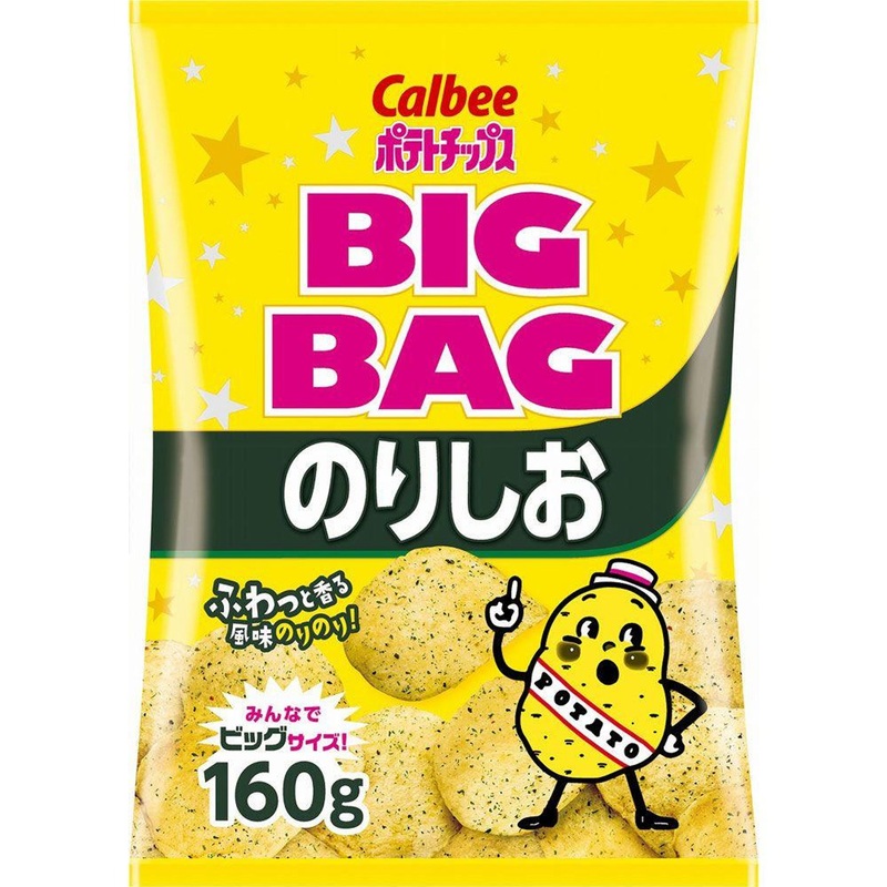 Big Bag Seaweed And Salt 160g Calbee
