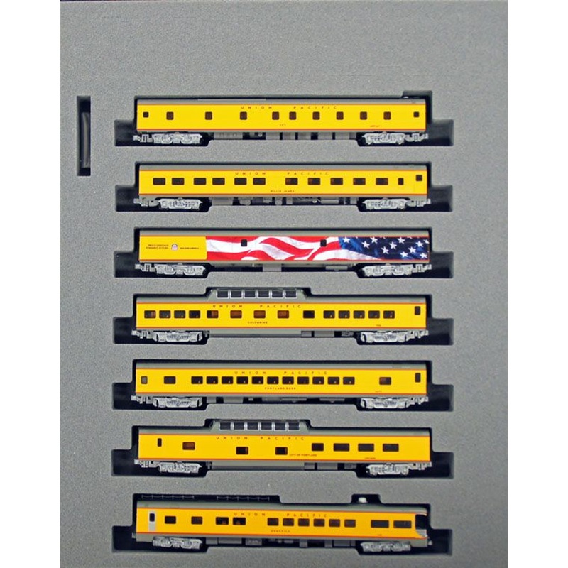 Kato 10-706-4 UP (Union Pacific) Excursion Train 7 Cars Set (N scale)