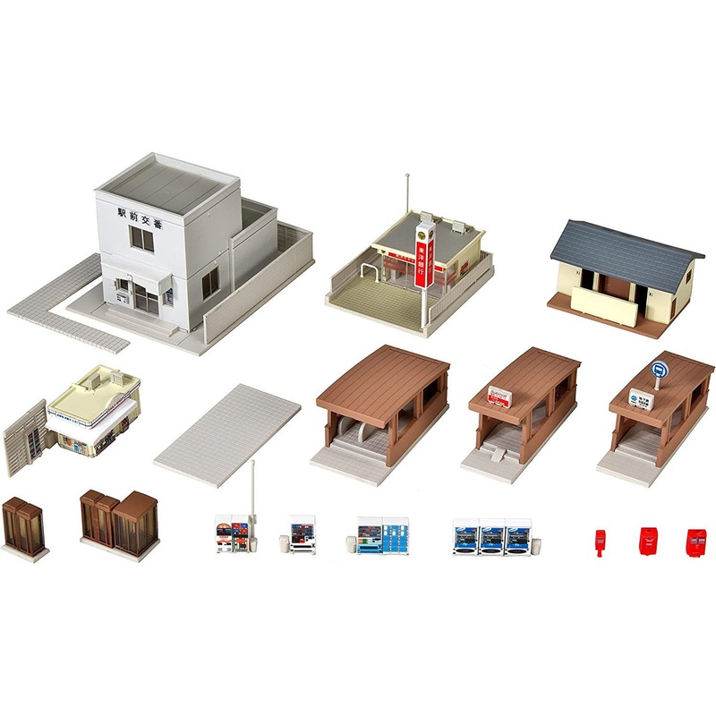 Kato 23-417 DioTown Suburban Station Area Set (N scale)
