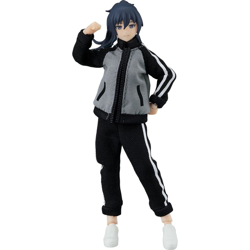 Max Factory figma Female Body (Makoto) with Tracksuit & Tracksuit Skirt Outfit Figure (figma Styles)