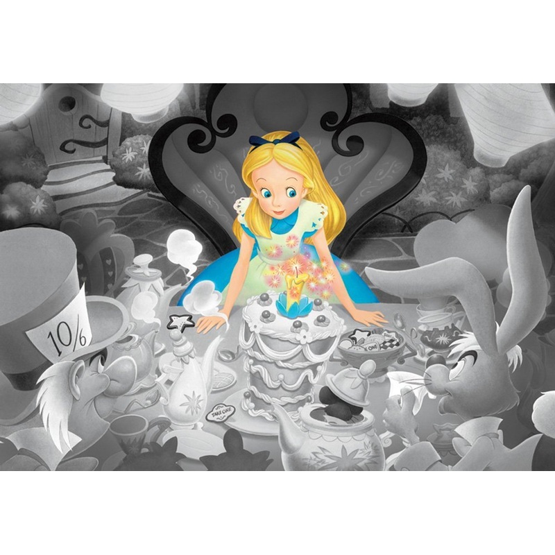 Tenyo Japan Jigsaw Puzzle DFG-500-102 Frost Art Disney Alice in Wonderland (500 Pieces)