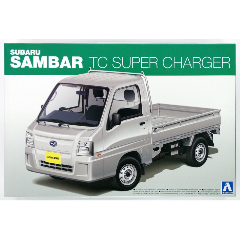 Aoshima 07372 Subaru SAMBAR Truck TC SUPER CHARGER 1/24 Scale Kit