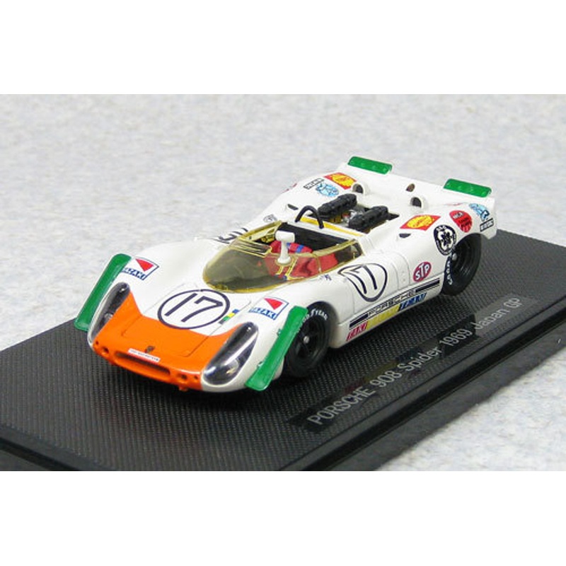 Ebbro 44711 Porsche 908 Spider Japan Grand Prix 1969 #17 1/43 Scale