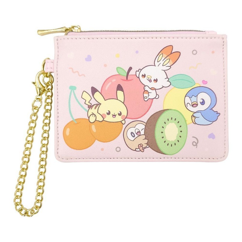 Pokemon Center Original Coin & Pass Case Pink Fruit PokePeace
