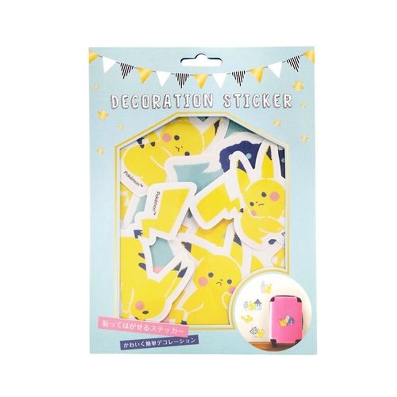 Pokemon Center Original Decoration Sticker “Pikachu number025” Lifestyle
