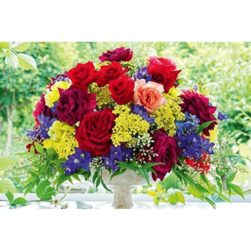 APPLEOne Jigsaw Puzzle 1000-767 Flower Art My Fair Rose (1000 Pieces)