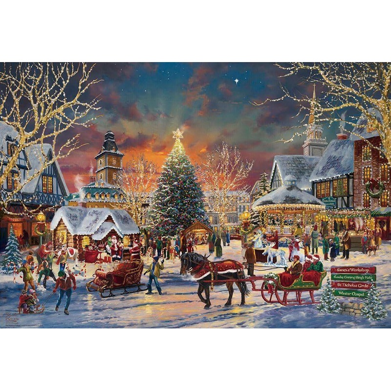 Jigsaw Puzzle Christmas Festival (1000 Pieces)