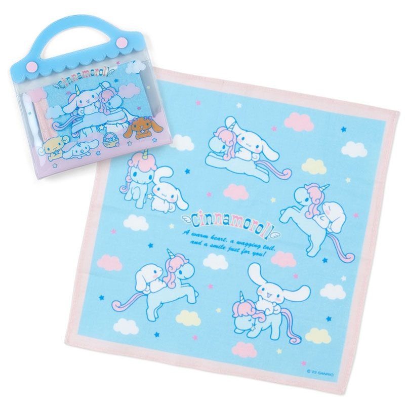 Sanrio Handkerchief and Case Set Cinnamoroll (Sanrio Forever)