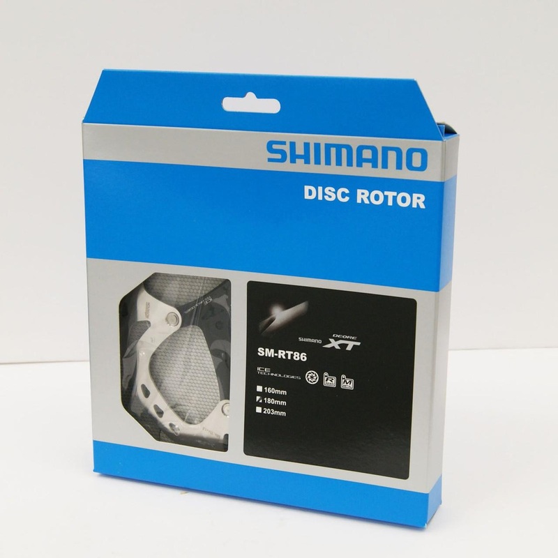 Shimano (Cycling) DEORE XT SM-RT86 Brake Rotor 180 mm (6 Bolt) ISMRT86M2