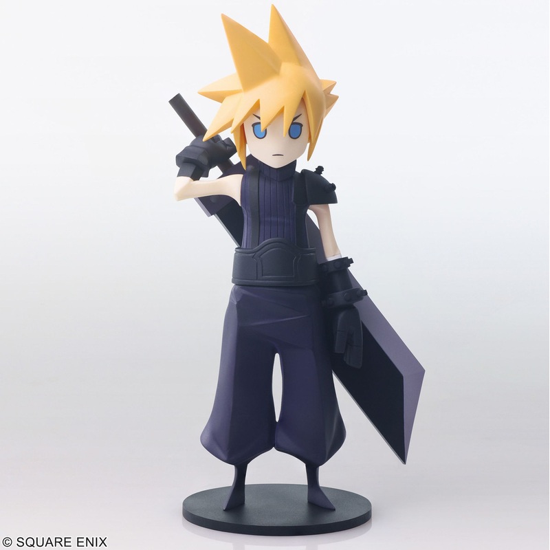Square Enix STATIC ARTS Mini Cloud Strife Figure (Final Fantasy VII)