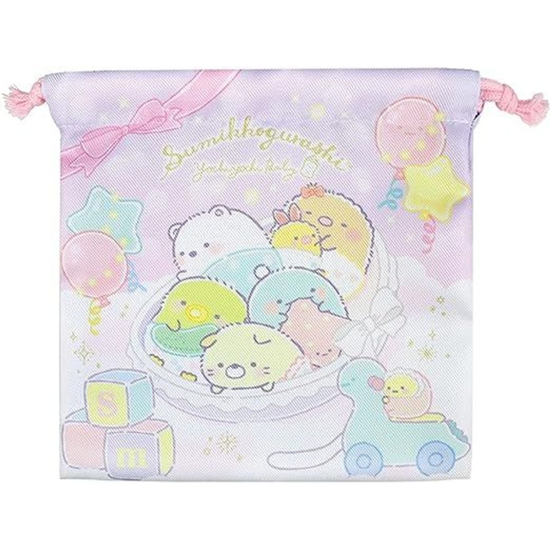 T’s Factory Drawstring Bag Sumikko Gurashi Sumikko Baby Cradle