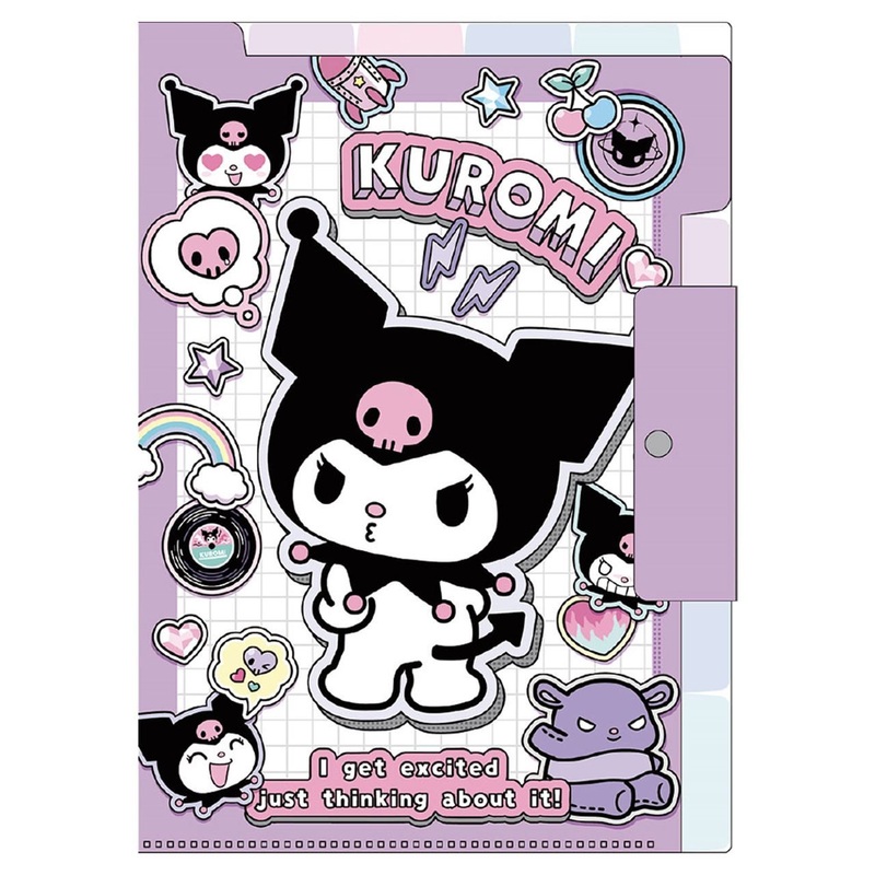 T’s Factory File That Can Be Taken Out From The Top And Side Sanrio Peta / Kuromi