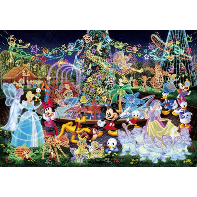 Tenyo Japan Jigsaw Puzzle D-1000-329 Disney All Characters (1000 Pieces)