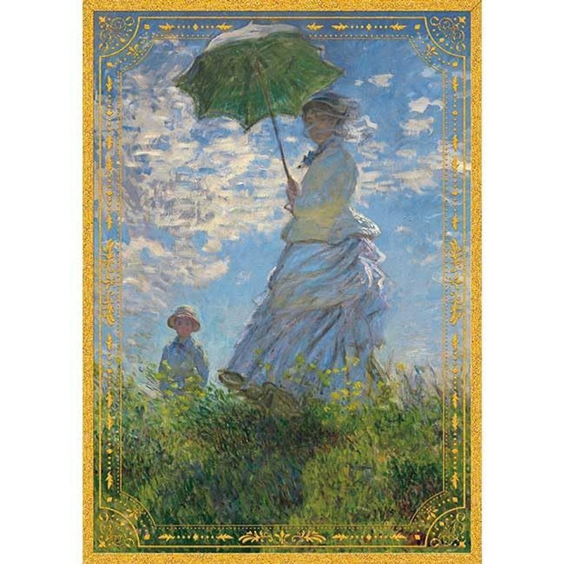 Jigsaw Puzzle A woman walking with a parasol (108 Pieces)