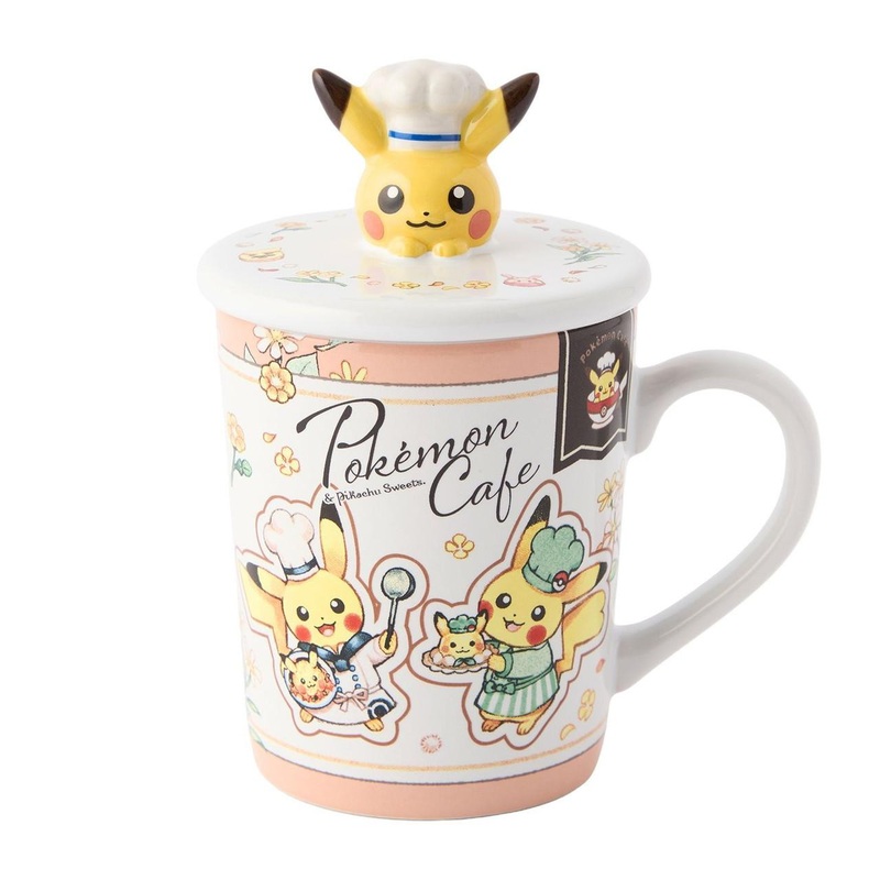 Pokemon Center Original Lidded Mug Chef Pikachu