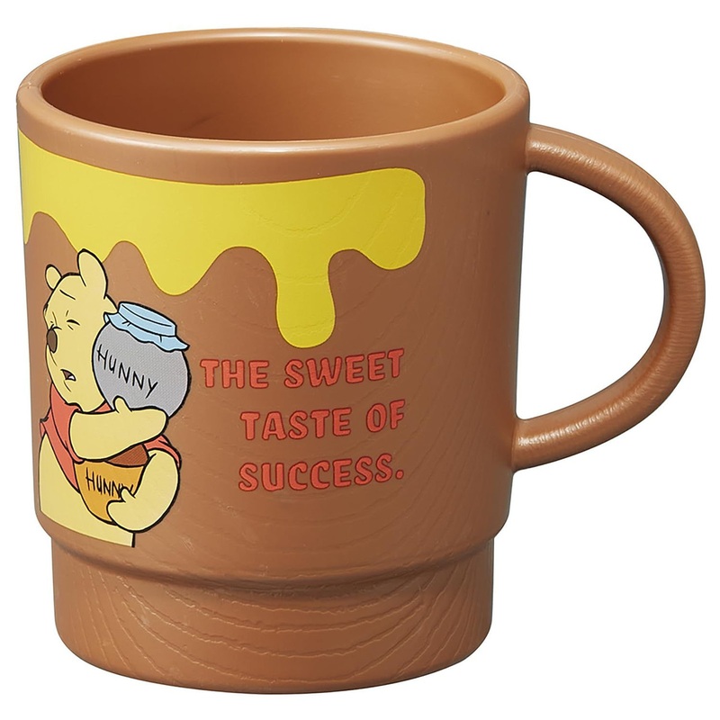 Skater Pooh Funny Festival Wood Grain Stacking Cup