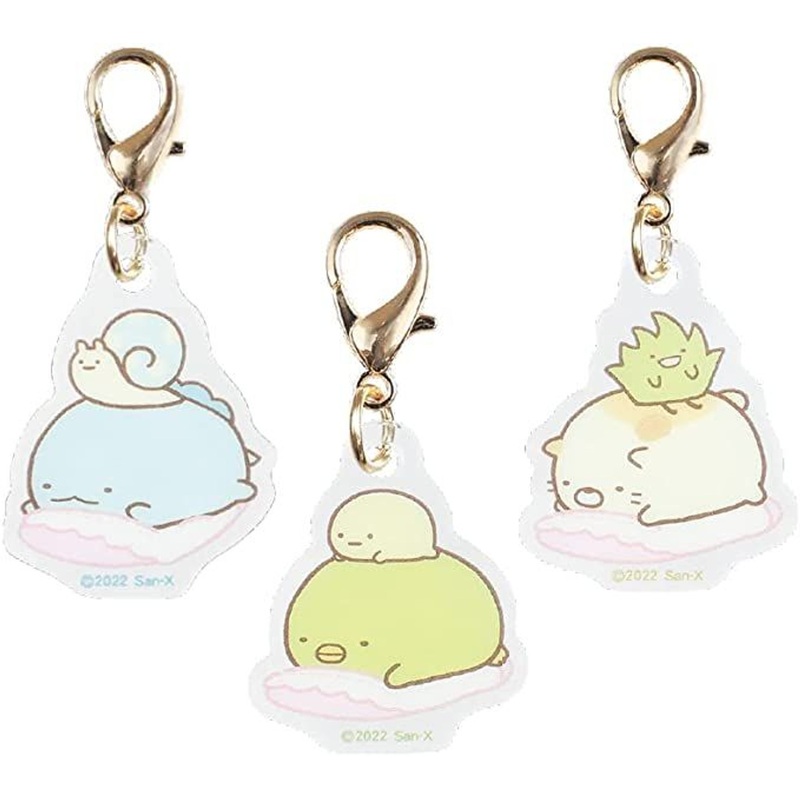 T’s Factory Charm Set of 3 Sumikko Gurashi Sleepover Party
