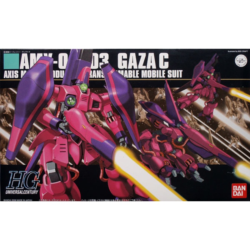 Bandai HGUC 063 Gundam AMX-003 GAZA C 1/144 Scale Kit