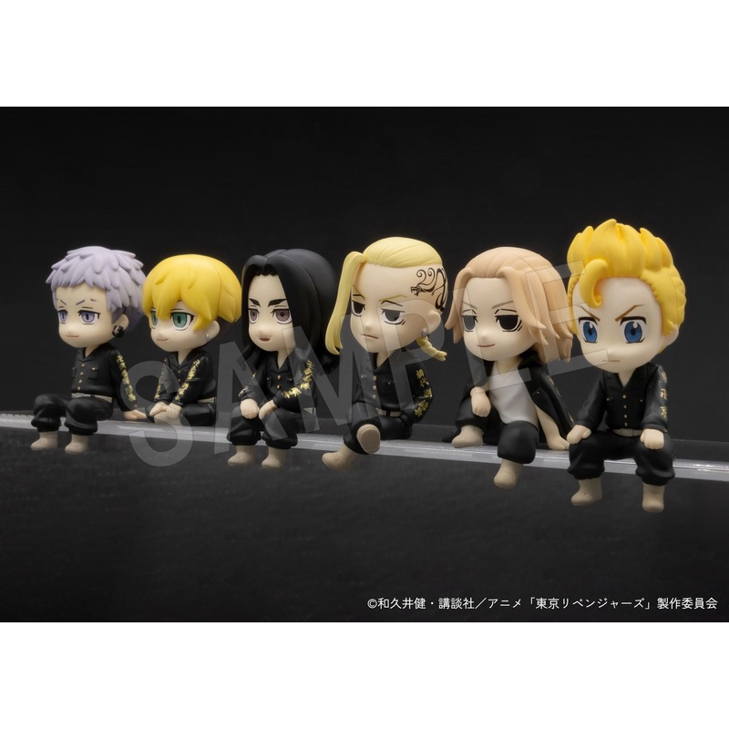Chugai Mining Co Ltd Kitan Club Tokyo Revengers Sitting Figure 6 Pcs Complete Box Set